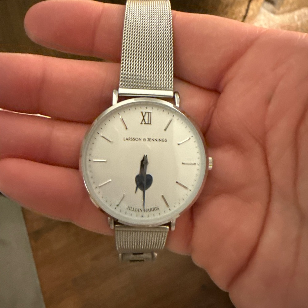 Larsson and Jennings Jillybox watch in silver
